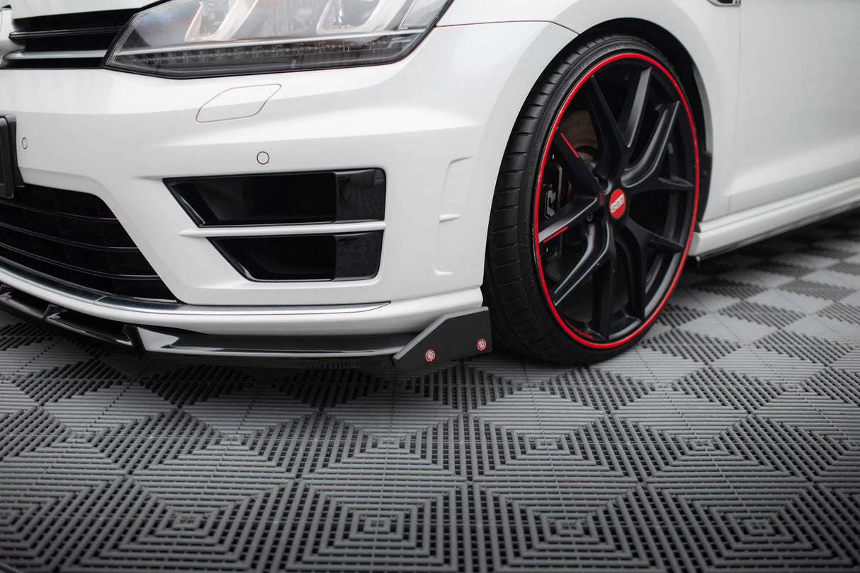 Maxton Design Splitter incl. flaps (V5) | Volkswagen Golf 7 R/R-line