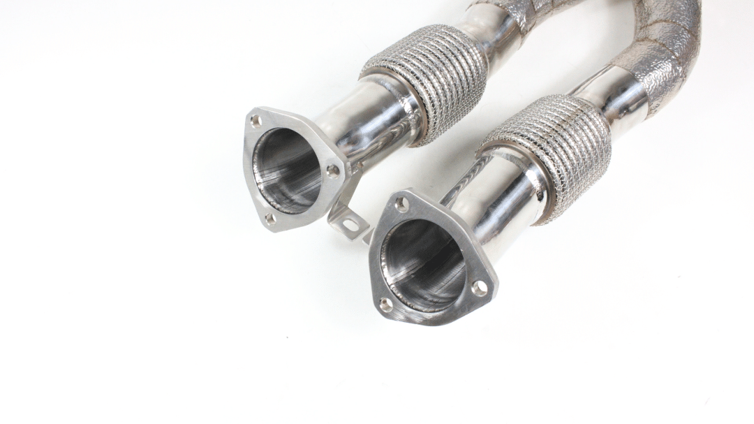 RS3 8V | downpipe met racecats