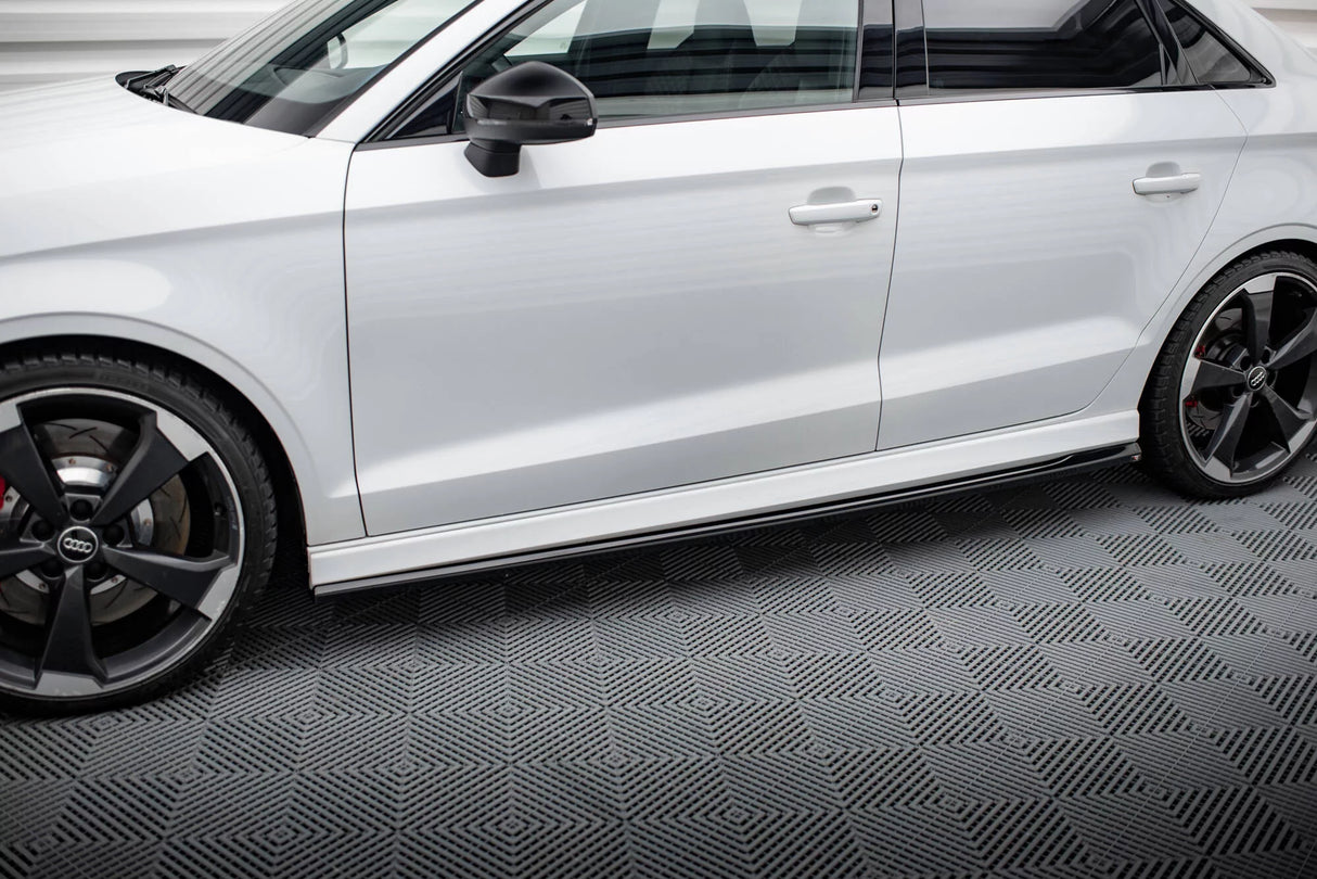 Maxton Design Side Skirt Splitters (V2) | Audi RS3 8V (Sedan)
