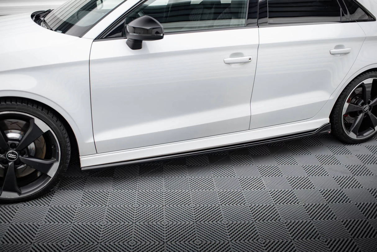 Maxton Design Side Skirt Splitters (V3) | Audi RS3 8V (Sedan)