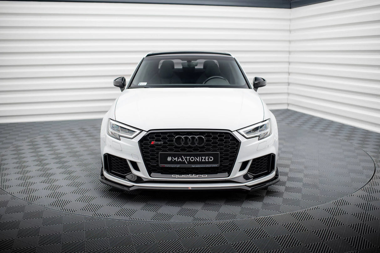 Maxton Design Splitter (V4) | Audi RS3 8V (Sedan)