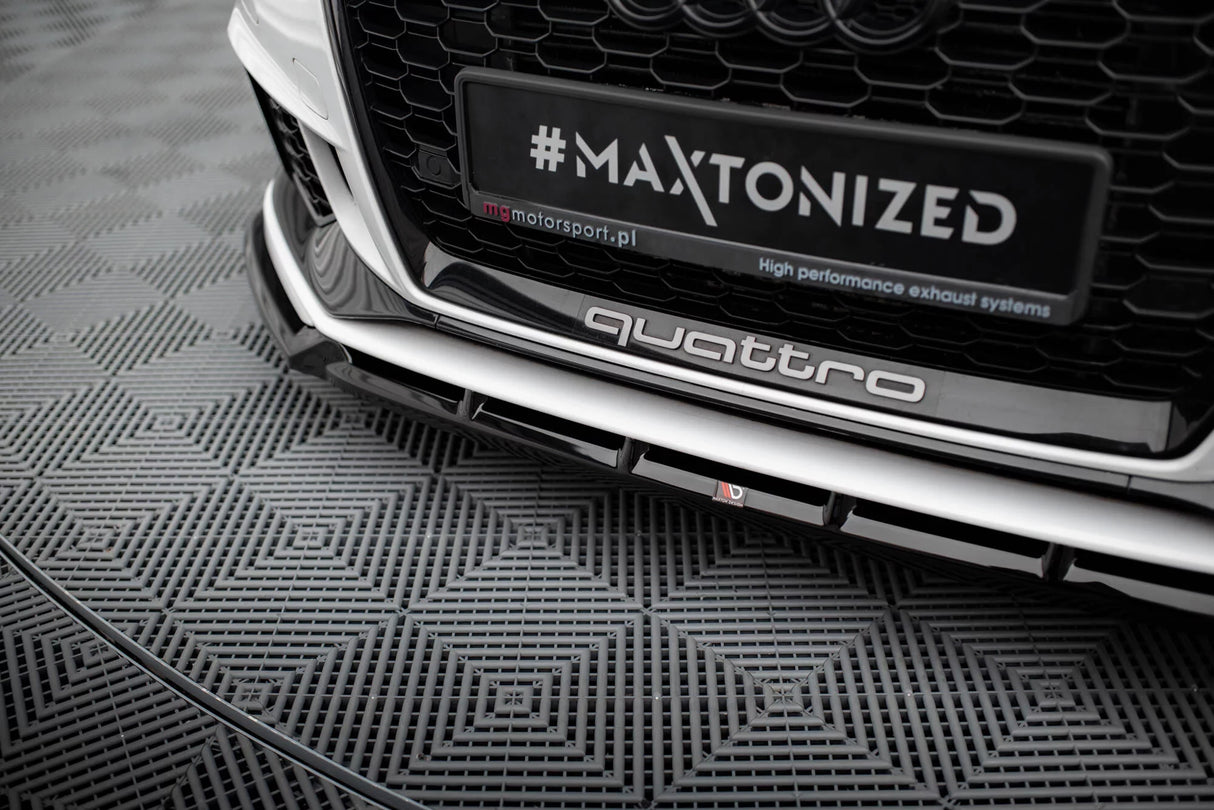 Maxton Design Splitter (V3) | Audi RS3 8V (Sedan)