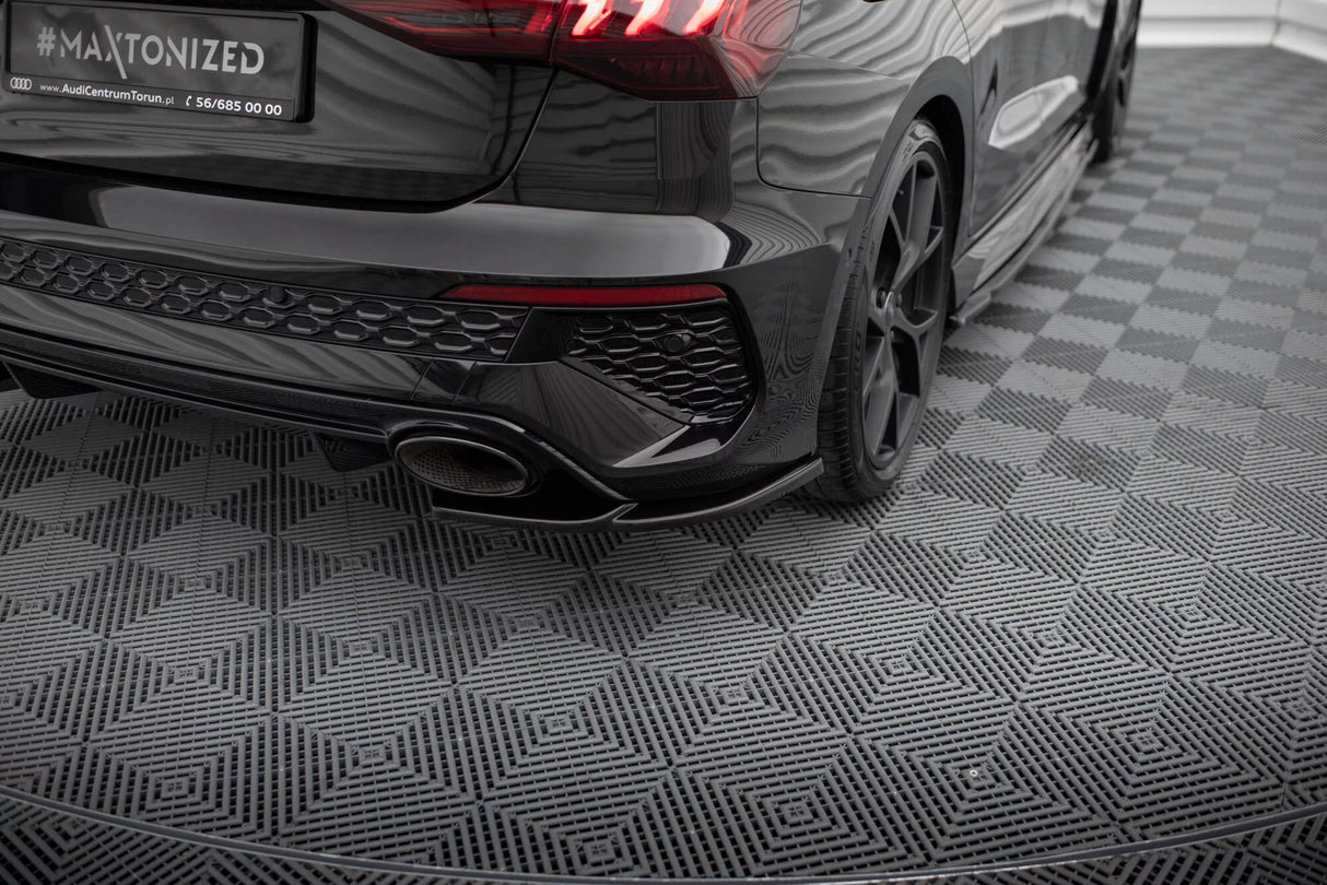 Maxton Design Achter Splitters (V1) | Audi RS3 8Y (Sportback)