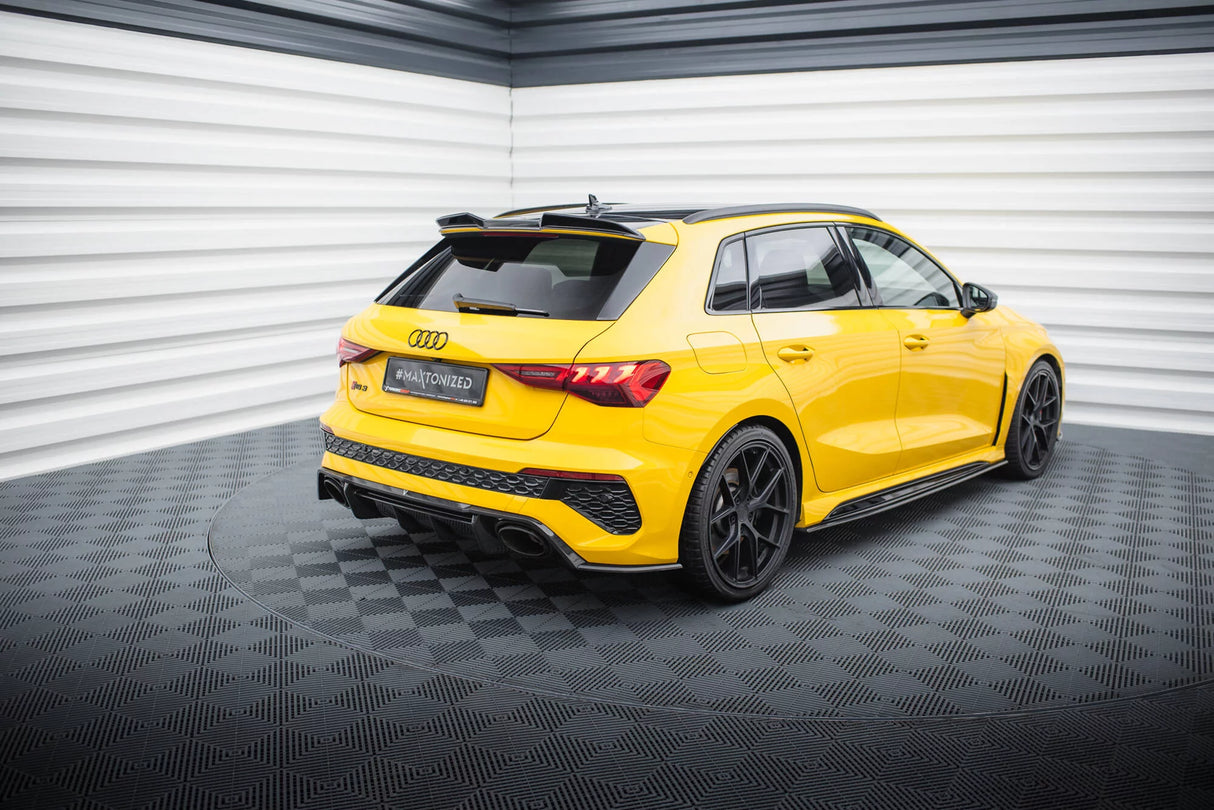 Maxton Design Carbon Achter Splitters (V2) | Audi RS3 8Y (Sportback)