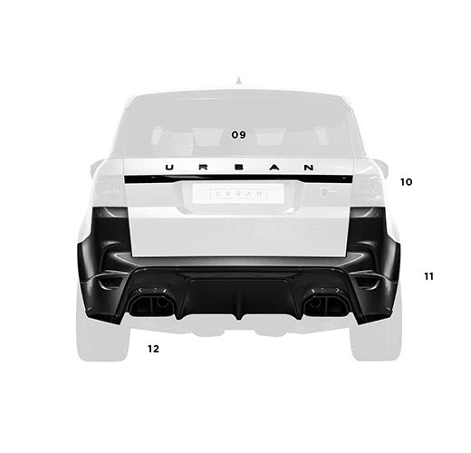 Urban Automotive Carbon Pakket | Range Rover SVR