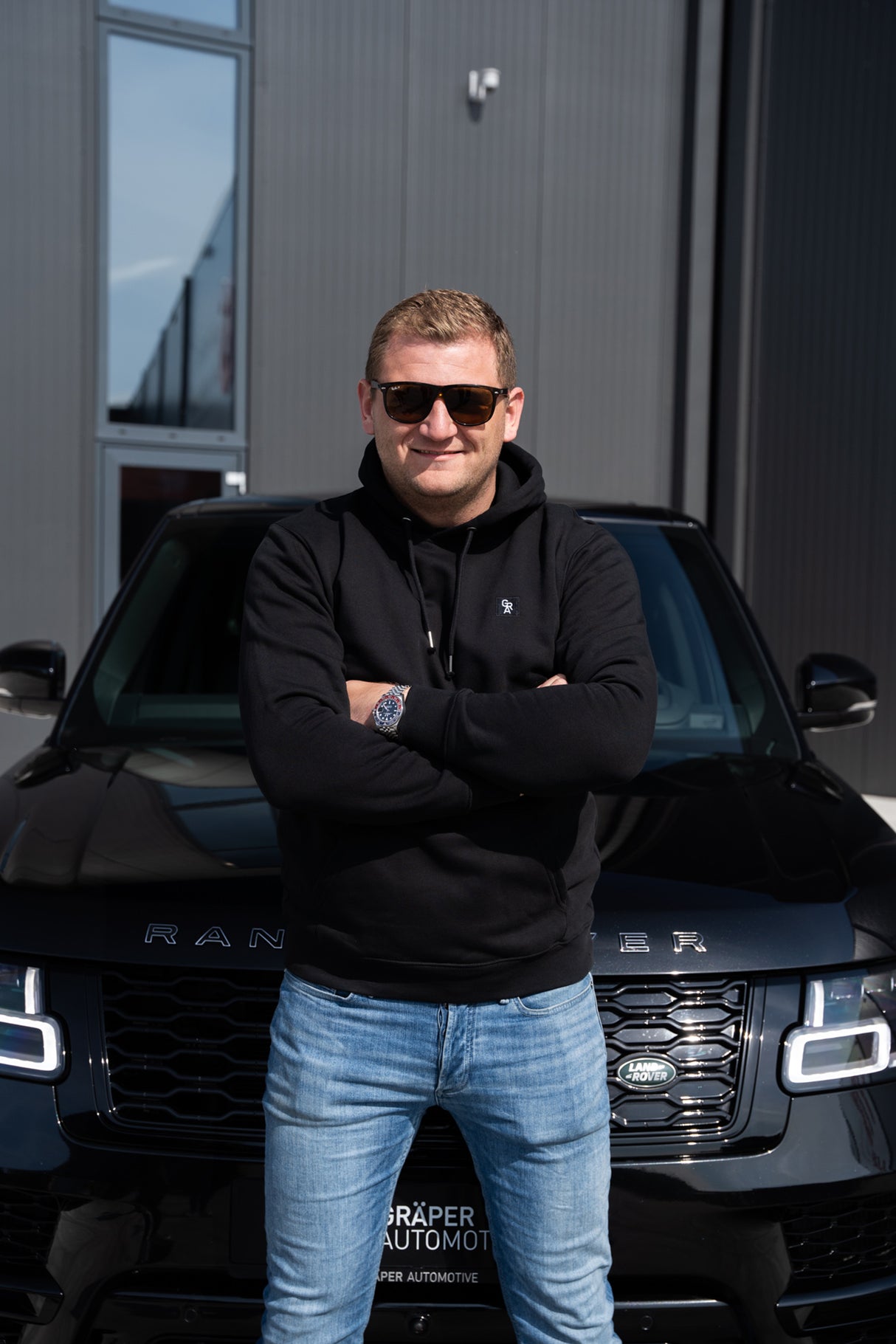 Gräper Hoodie Zwart