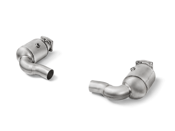 Akrapovič Link Pipe Set w Cat (SS) PORSCHE 911 TURBO / TURBO S (991.2) 2019