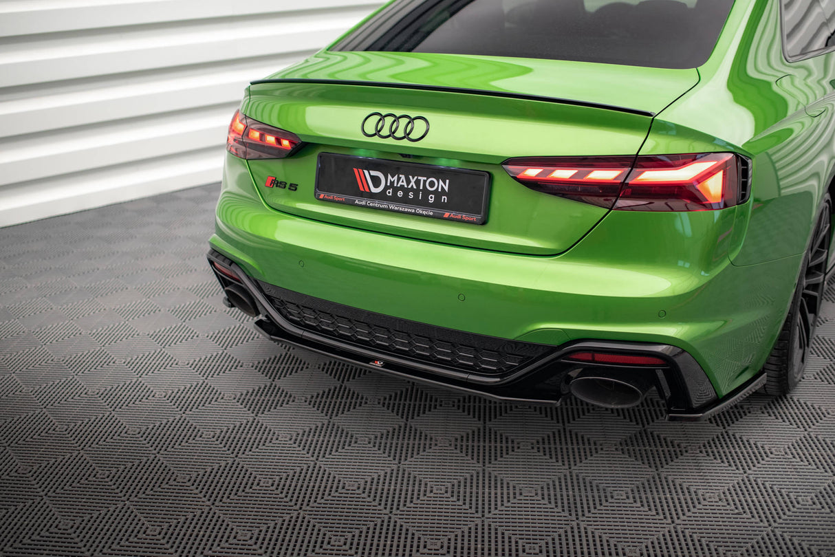 MAXTON CENTRAL REAR SPLITTER AUDI RS5 F5 FACELIFT