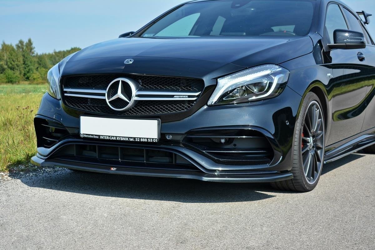 MAXTON FRONT SPLITTER V.1 MERCEDES A W176 AMG FACELIFT