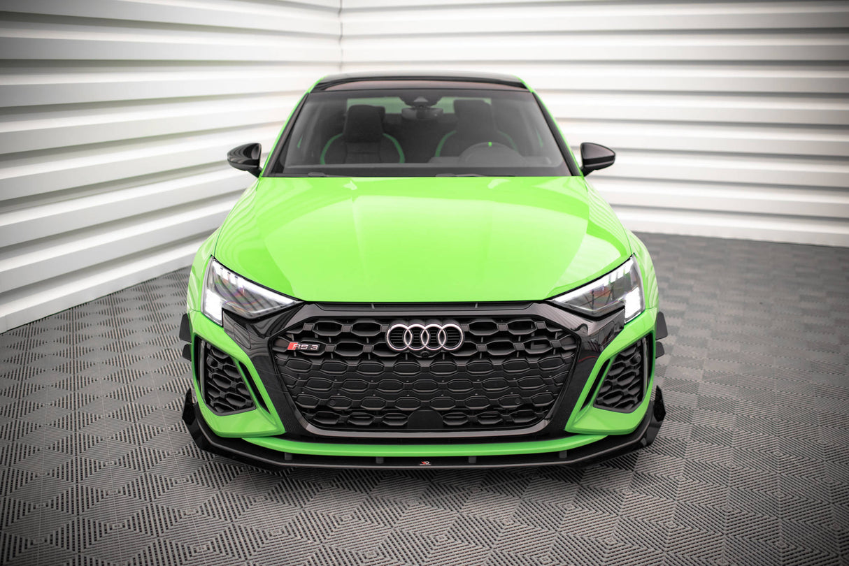 MAXTON FRONT BUMPER WINGS (CANARDS) AUDI RS3 SEDAN 8Y