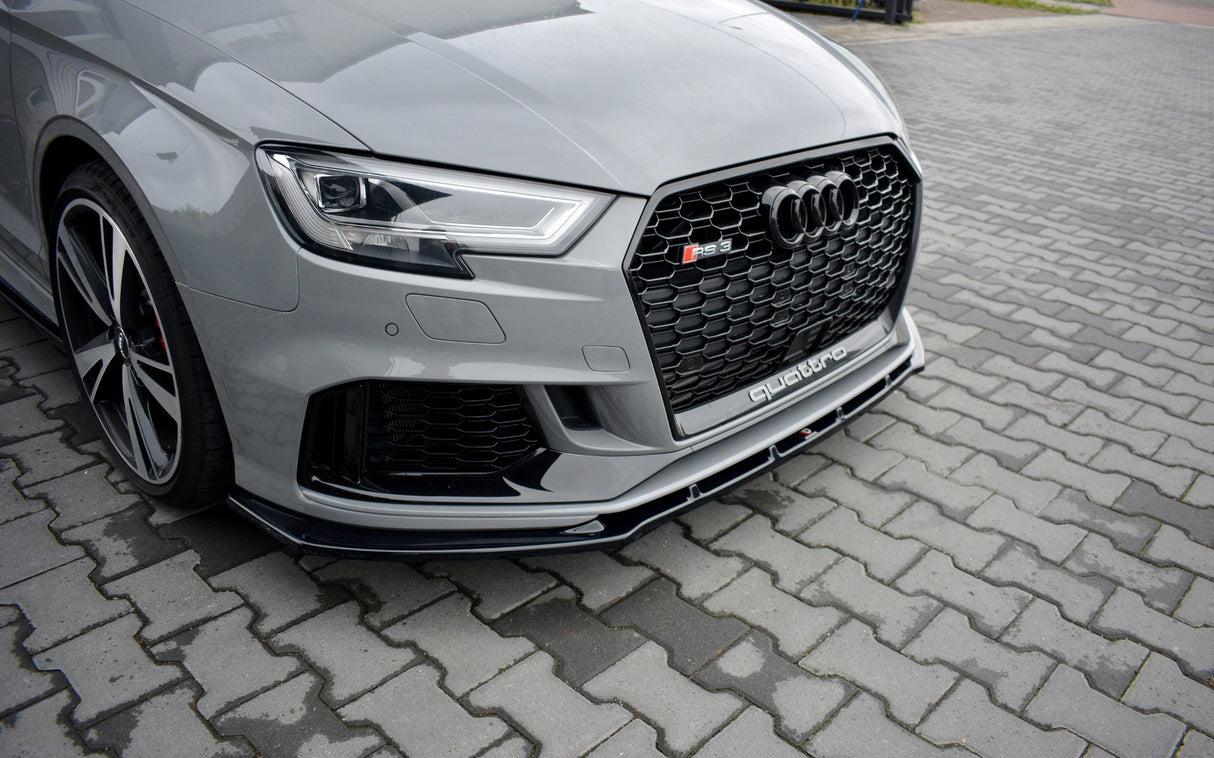 MAXTON FRONT SPLITTER V.1 AUDI RS3 8V FL SEDAN