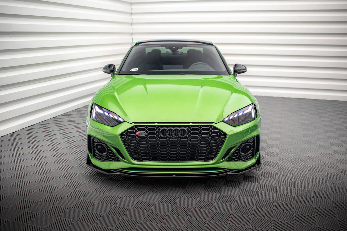 MAXTON FRONT SPLITTER V.1 + FLAPS AUDI RS5 F5 FACELIFT