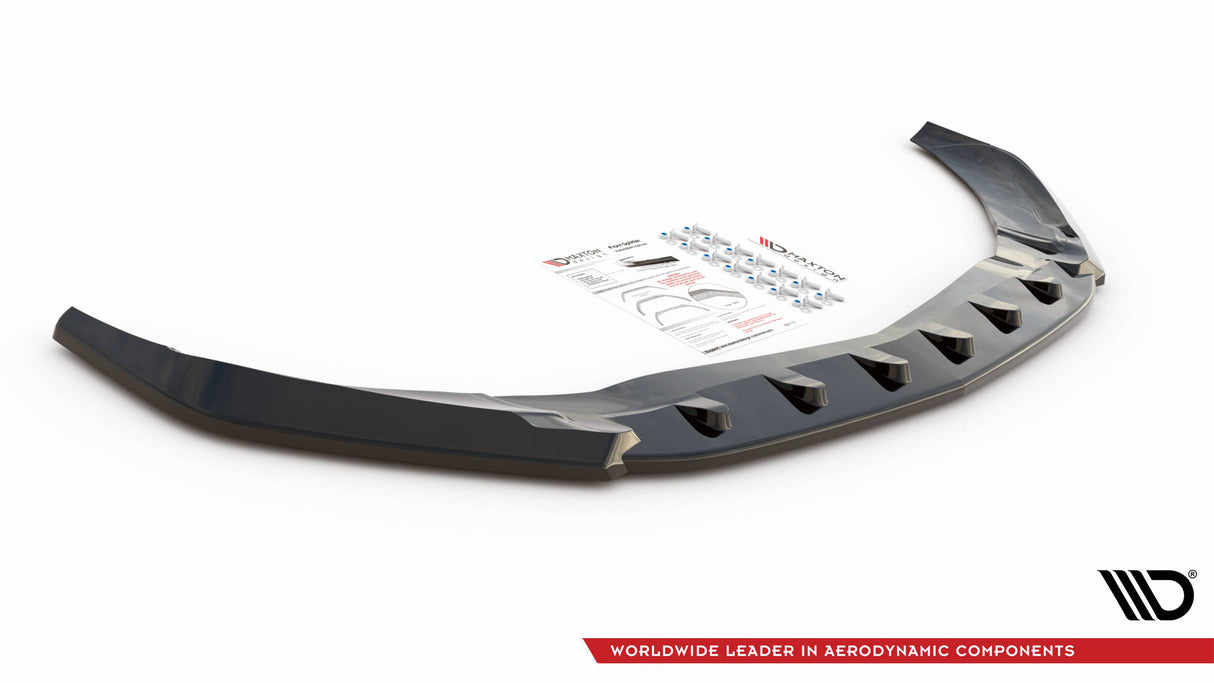 MAXTON FRONT SPLITTER V.1 MERCEDES-BENZ A45 AERO W176 FACELIFT