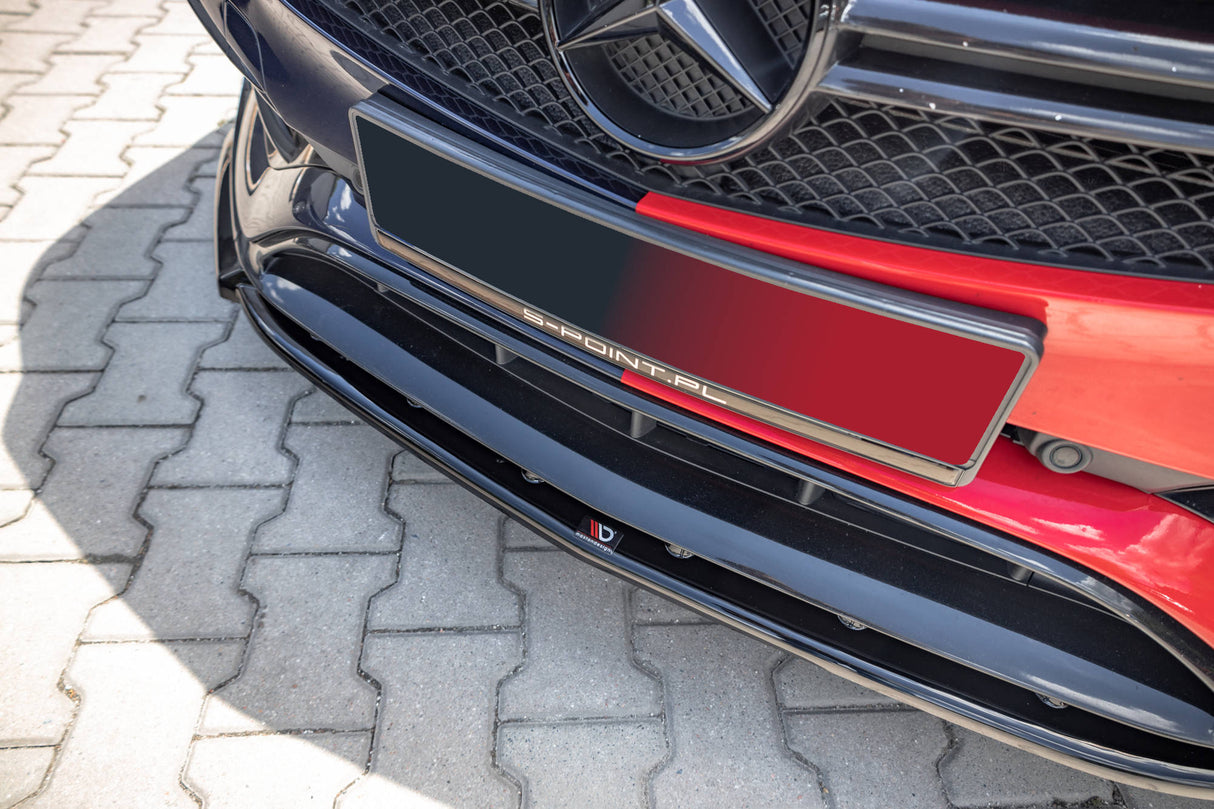 MAXTON FRONT SPLITTER V.1 MERCEDES-BENZ A45 AERO W176 FACELIFT