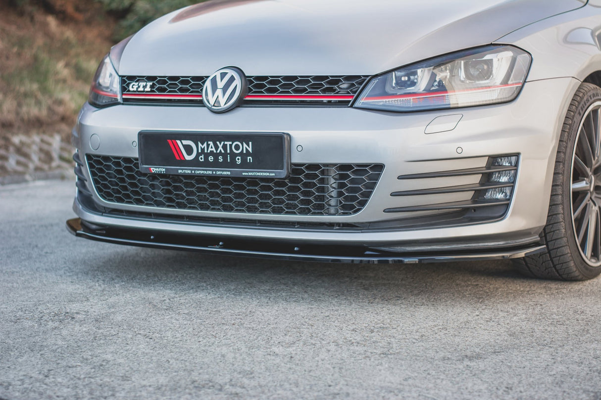 MAXTON FRONT SPLITTER V.1 VW GOLF VII MK7 GTI