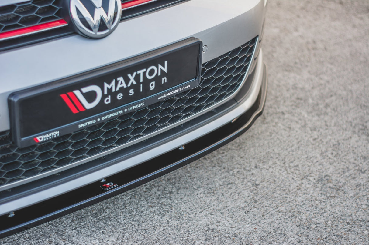 MAXTON FRONT SPLITTER V.1 VW GOLF VII MK7 GTI