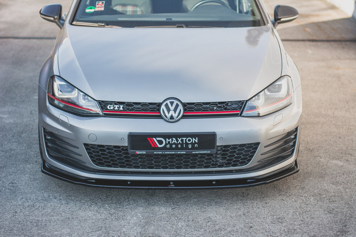 MAXTON FRONT SPLITTER V.1 VW GOLF VII MK7 GTI
