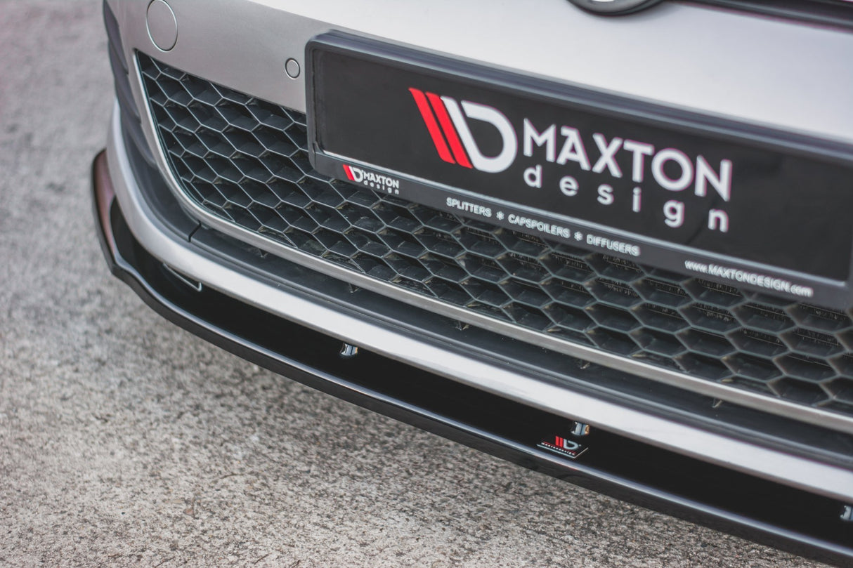 MAXTON FRONT SPLITTER V.1 VW GOLF VII MK7 GTI