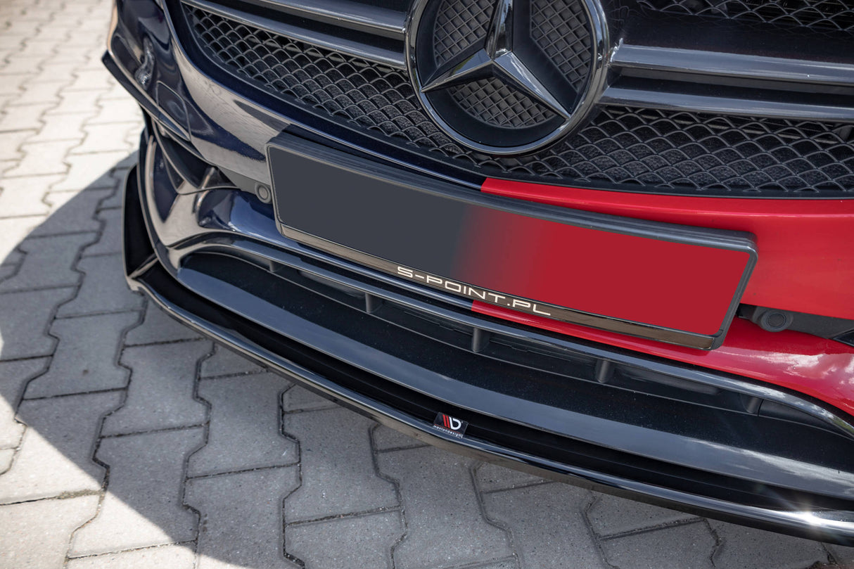MAXTON FRONT SPLITTER V.2 MERCEDES-BENZ A45 AERO W176 FACELIFT
