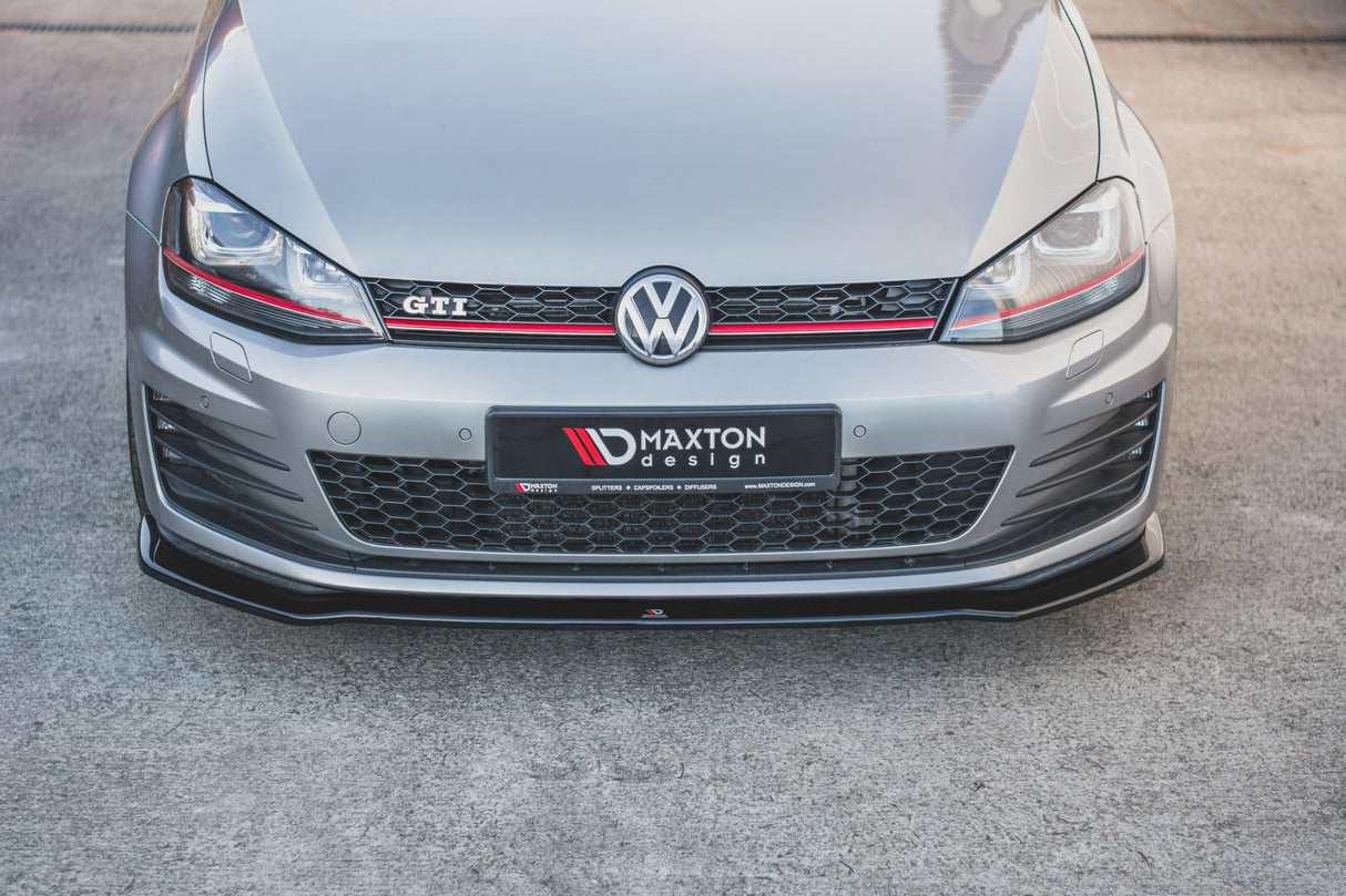 MAXTON FRONT SPLITTER V.2 VW GOLF VII MK7 GTI