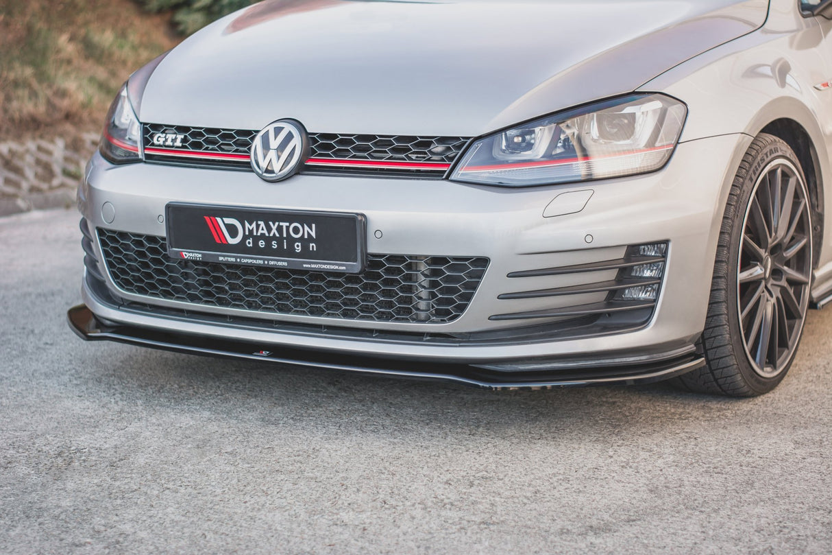 MAXTON FRONT SPLITTER V.2 VW GOLF VII MK7 GTI