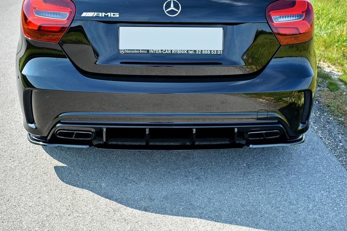 MAXTON REAR SIDE SPLITTERS MERCEDES A W176 AMG FACELIFT