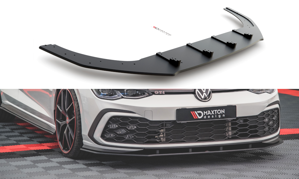 MAXTON RACING DURABILITY FRONT SPLITTER VOLKSWAGEN GOLF 8 GTI / R-LINE