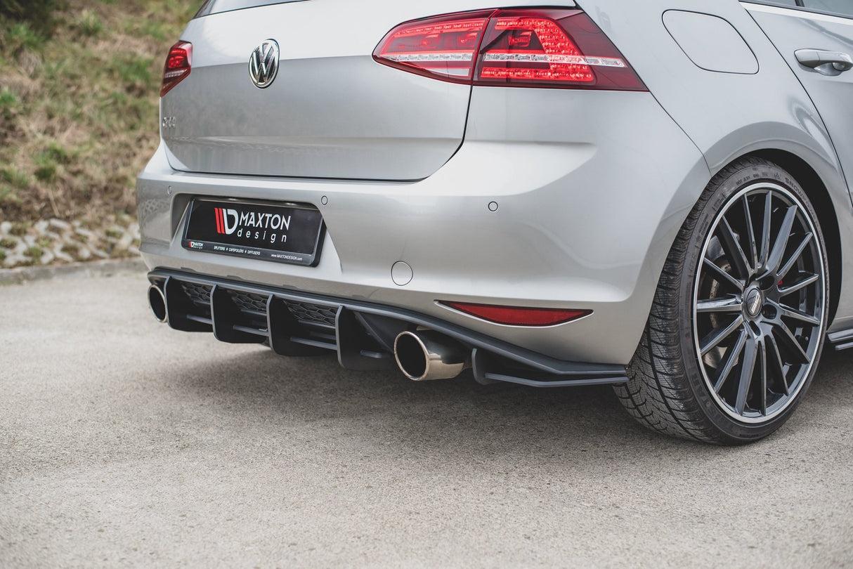 MAXTON RACING DURABILITY REAR DIFFUSER V.1 VW GOLF VII MK7 GTI