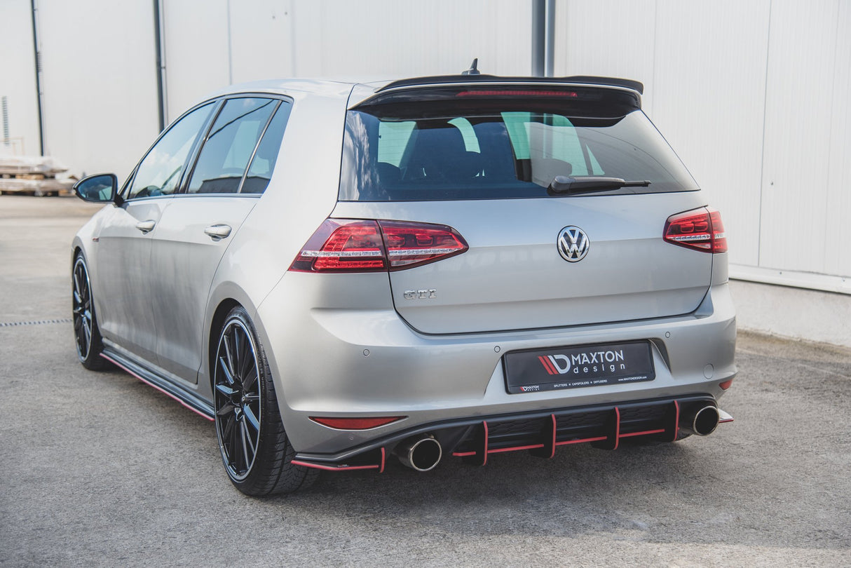 MAXTON RACING DURABILITY REAR DIFFUSER V.1 VW GOLF VII MK7 GTI
