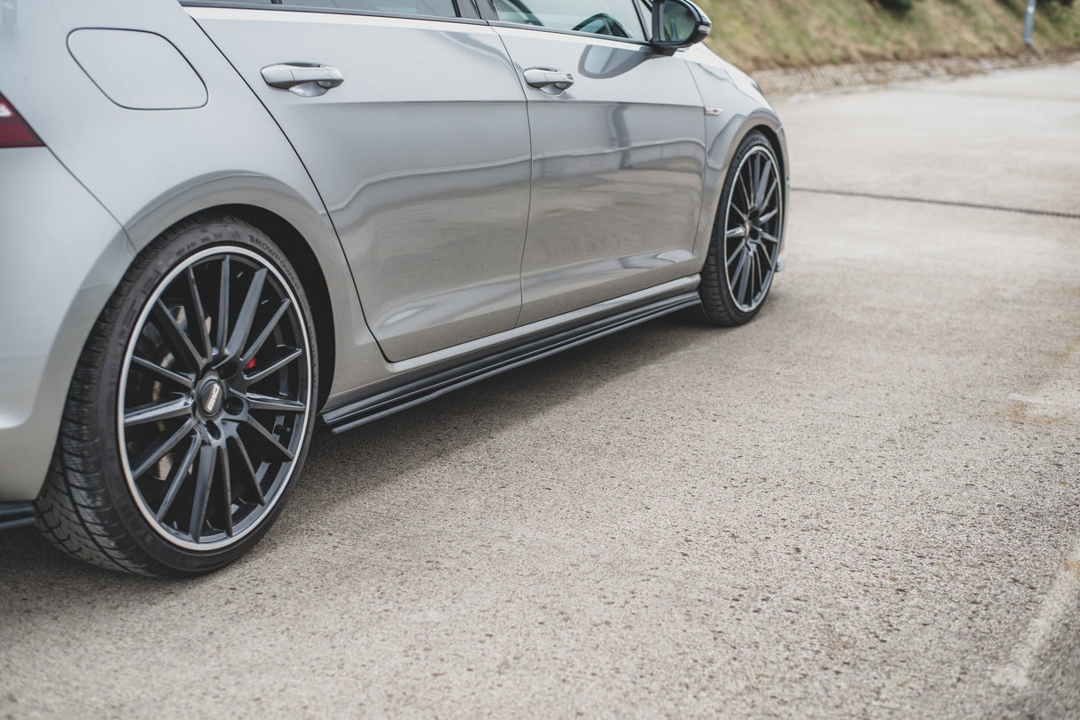 MAXTON RACING DURABILITY SIDE SKIRTS DIFFUSERS VW GOLF VII MK7 GTI