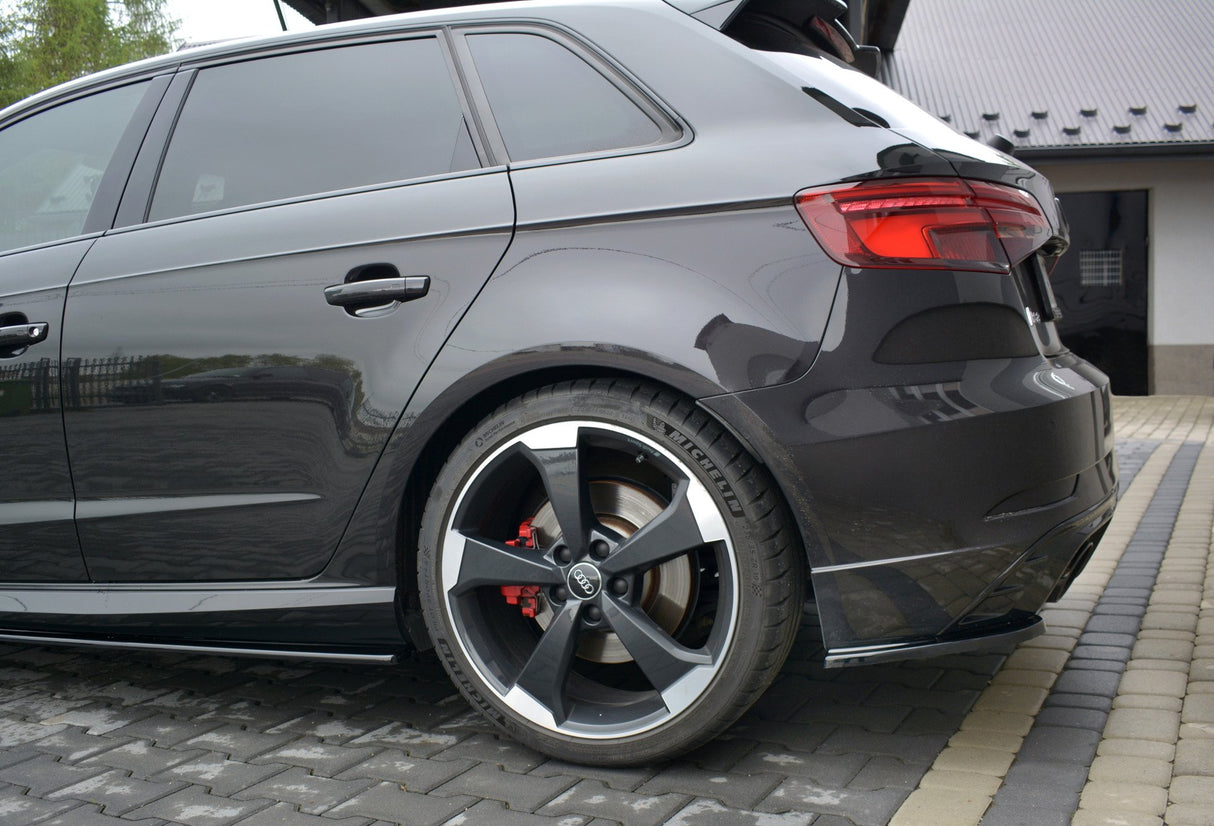 MAXTON REAR SIDE SPLITTERS AUDI RS3 8V FL SPORTBACK