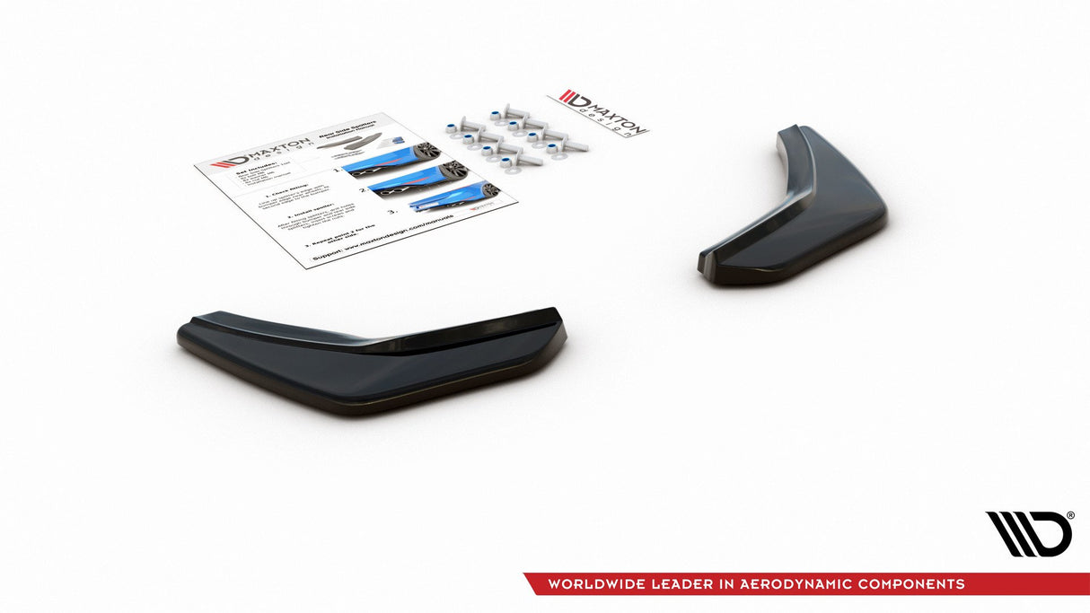 MAXTON REAR SIDE SPLITTERS V.2 VW GOLF VII MK7 GTI