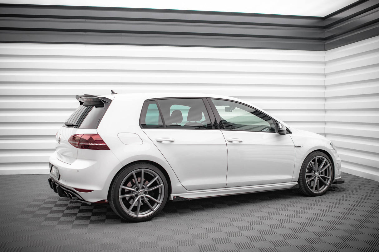MAXTON STREET PRO SIDE SKIRTS DIFFUSERS + FLAPS VOLKSWAGEN GOLF VII R MK7