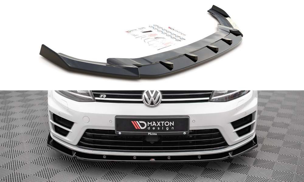 Maxton Design Splitter (V4) | Volkswagen Golf 7 R/R-line