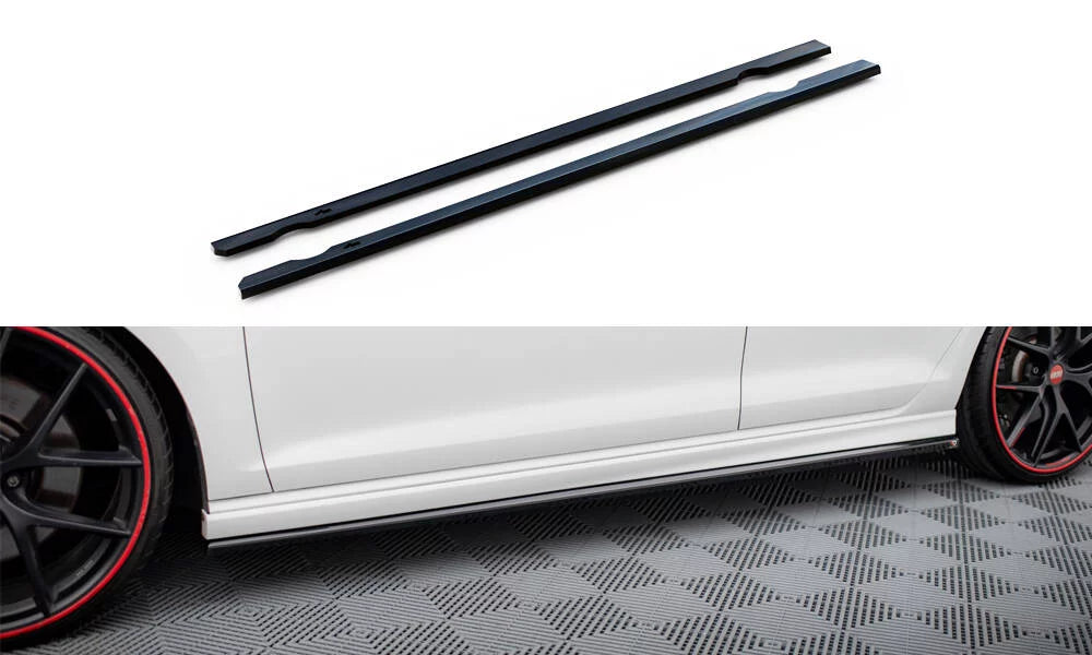 Maxton Design Side Skirt Splitter (V3) | Volkswagen Golf 7 R/R-line