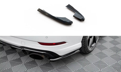 Maxton Design Achter Splitters (V2) | Audi RS3 8V (Sedan)