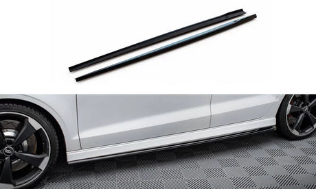 Maxton Design Side Skirt Splitters (V2) | Audi RS3 8V (Sedan)