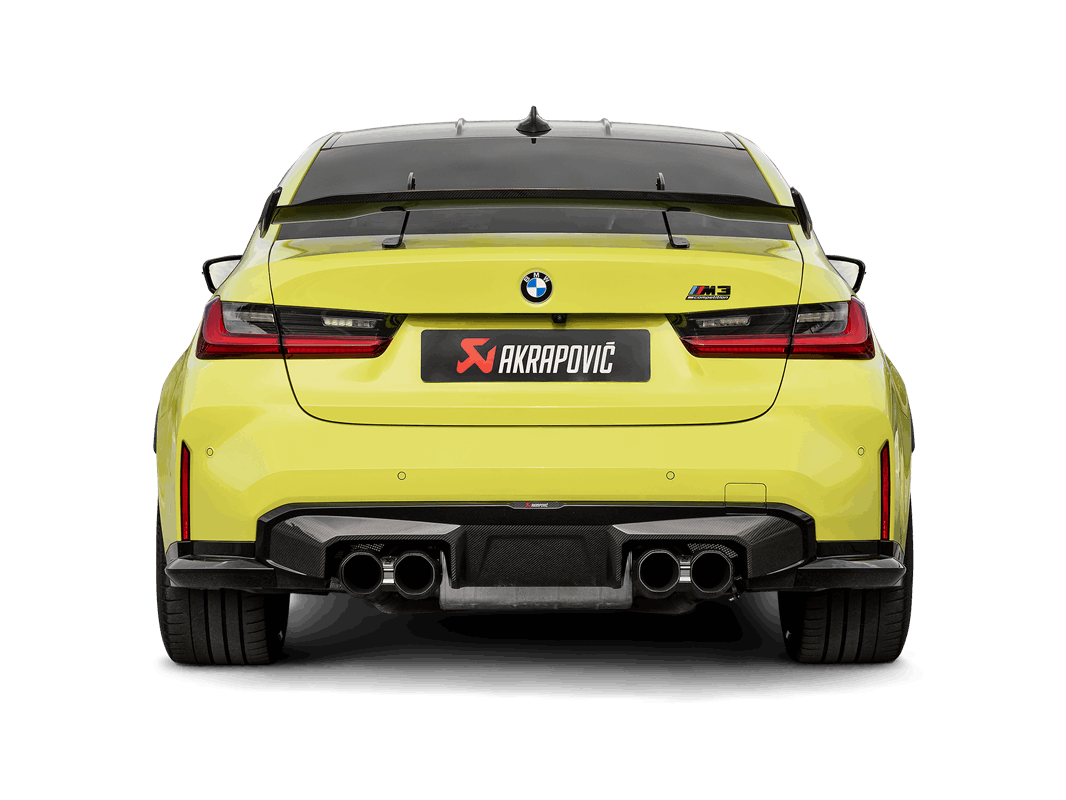 BMW M3 (G80) | Carbon Rear Wing (Chopped/Weaved) Incl. Fitting Kit