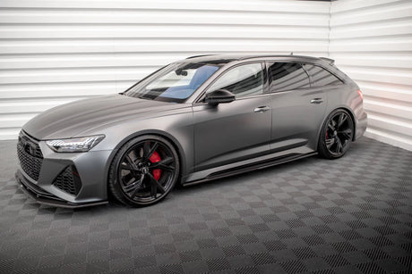 Maxton Design Carbon Side Skirt Splitters | Audi RS6/RS7 C8