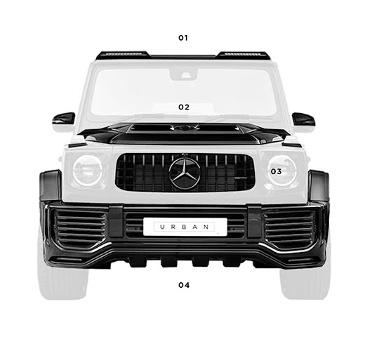 Urban Automotive Widetrack | Mercedes G63