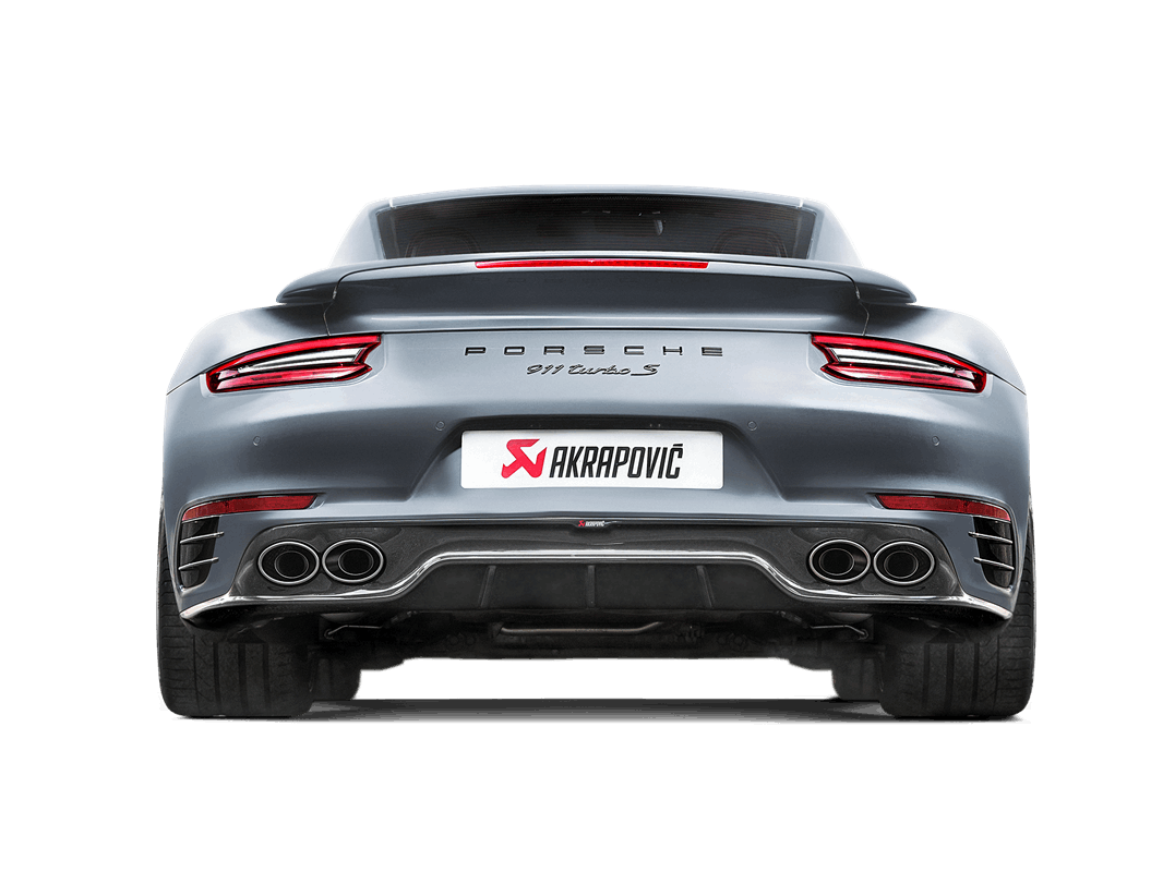 Akrapovič Achter Carbon Fiber Diffuser - Hoogglans PORSCHE 911 TURBO / TURBO S (991.2) 2019