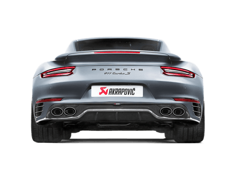 Akrapovič Achter Carbon Fiber Diffuser - Hoogglans PORSCHE 911 TURBO / TURBO S (991.2) 2019