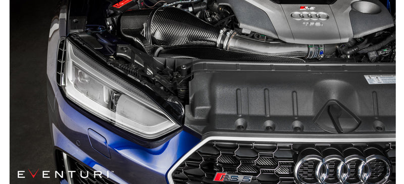 Eventuri Audi B9 RS5/RS4 Black Carbon intake with secondary duct