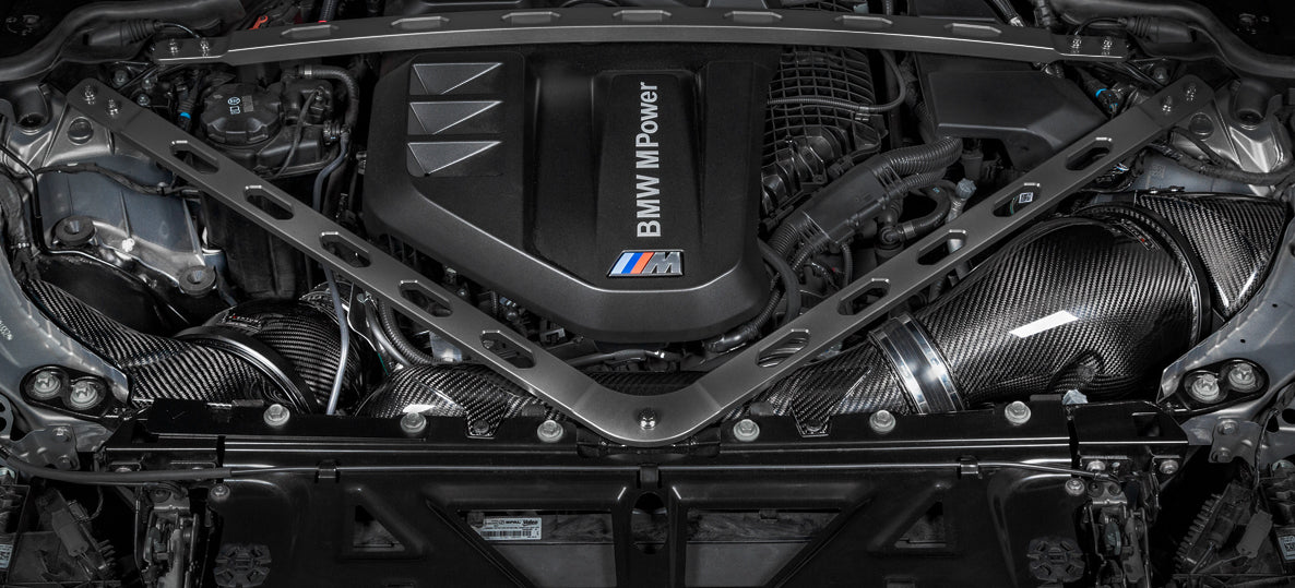 Eventuri BMW G8X M3/M4 Carbon Intake for all strut braces - Gloss Finish