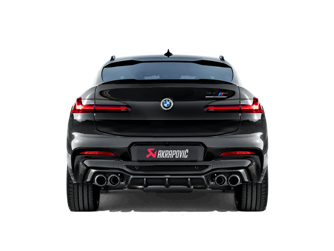 Akrapovič Achter Carbon Fiber Diffuser - Hoogglans BMW X4 M / X4 M COMPETITIE (F98) - OPF/GPF 2022