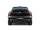 Akrapovič Achter Carbon Fiber Diffuser - Hoogglans BMW X4 M / X4 M COMPETITIE (F98) - OPF/GPF 2022