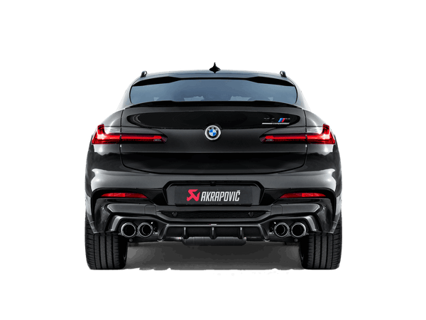 Akrapovič Achter Carbon Fiber Diffuser - Hoogglans BMW X4 M / X4 M COMPETITIE (F98) - OPF/GPF 2022