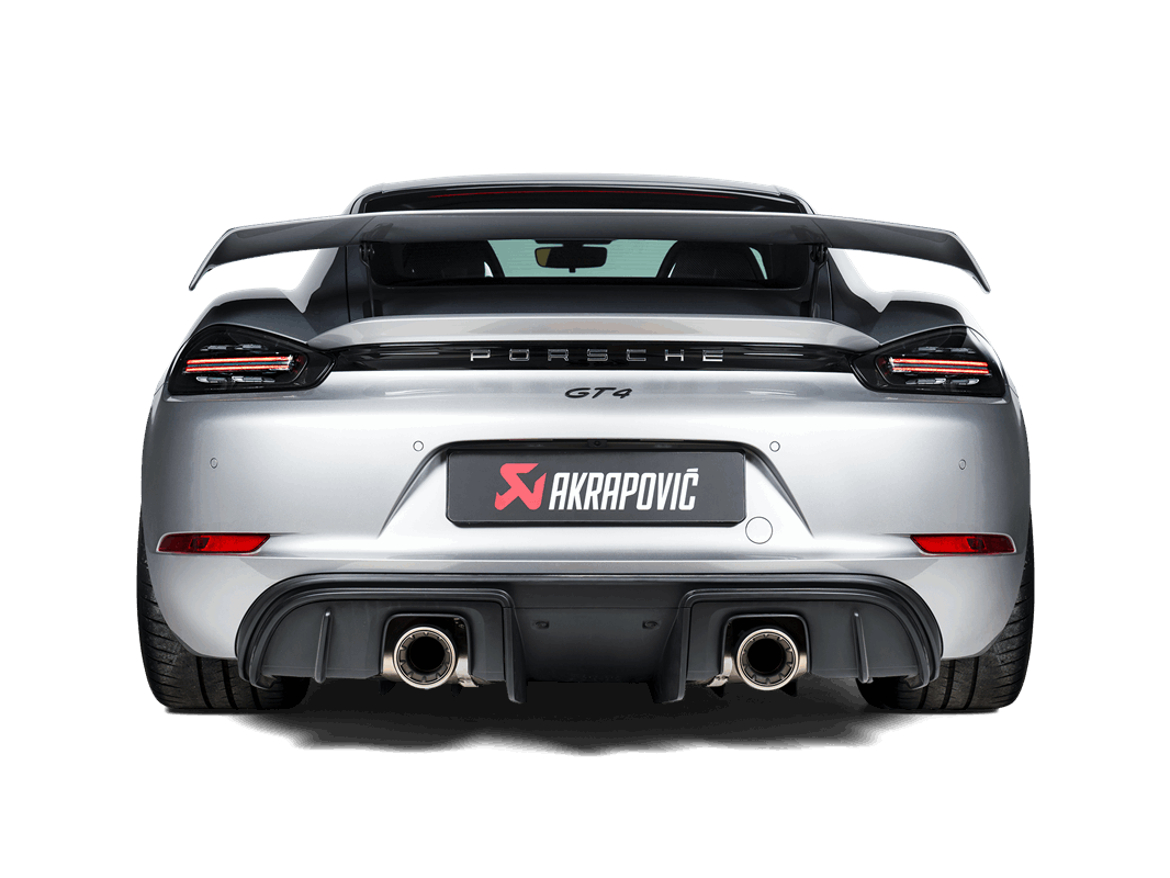 Akrapovič Tail pipe set (Titanium) PORSCHE 718 CAYMAN GTS 4.0 / BOXSTER GTS 4.0 2022