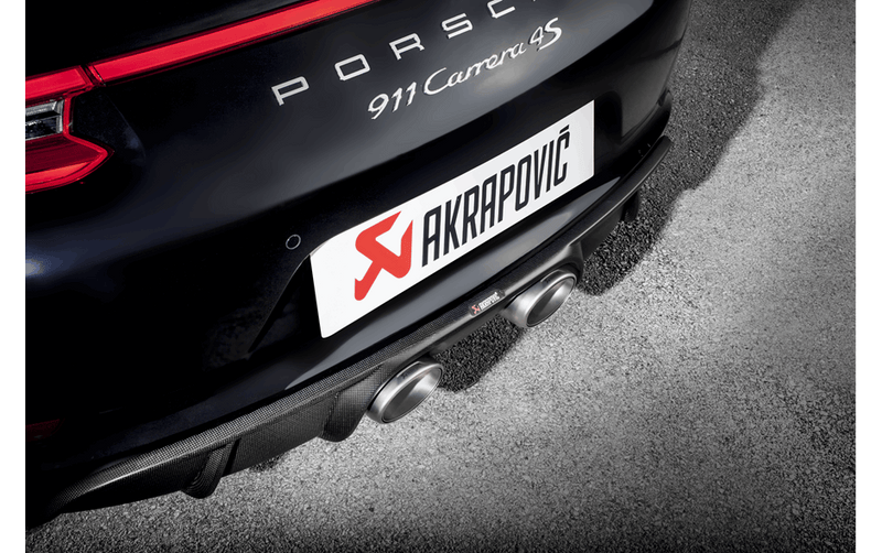Akrapovič Achter Carbon Fiber Diffuser - Matte PORSCHE 911 CARRERA /S/4/4S/GTS (991.2) 2019