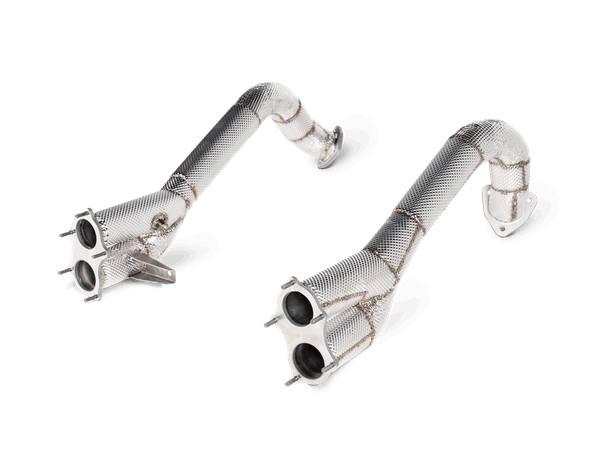 Link pipe set (Titanium) PORSCHE 718 CAYMAN GTS 4.0 / BOXSTER GTS 4.0 - OPF / GPF 2020